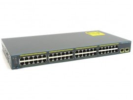 Cisco Catalyst 2960 Plus 48 10/100 + 2 T/SFP LAN Lite, WS-C2960+48PST-S